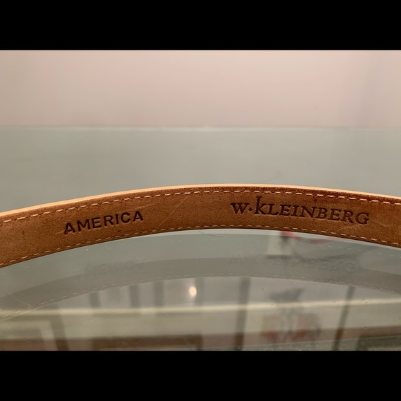 Authentic W.Kleinberg leather belt - Picture 7 of 7